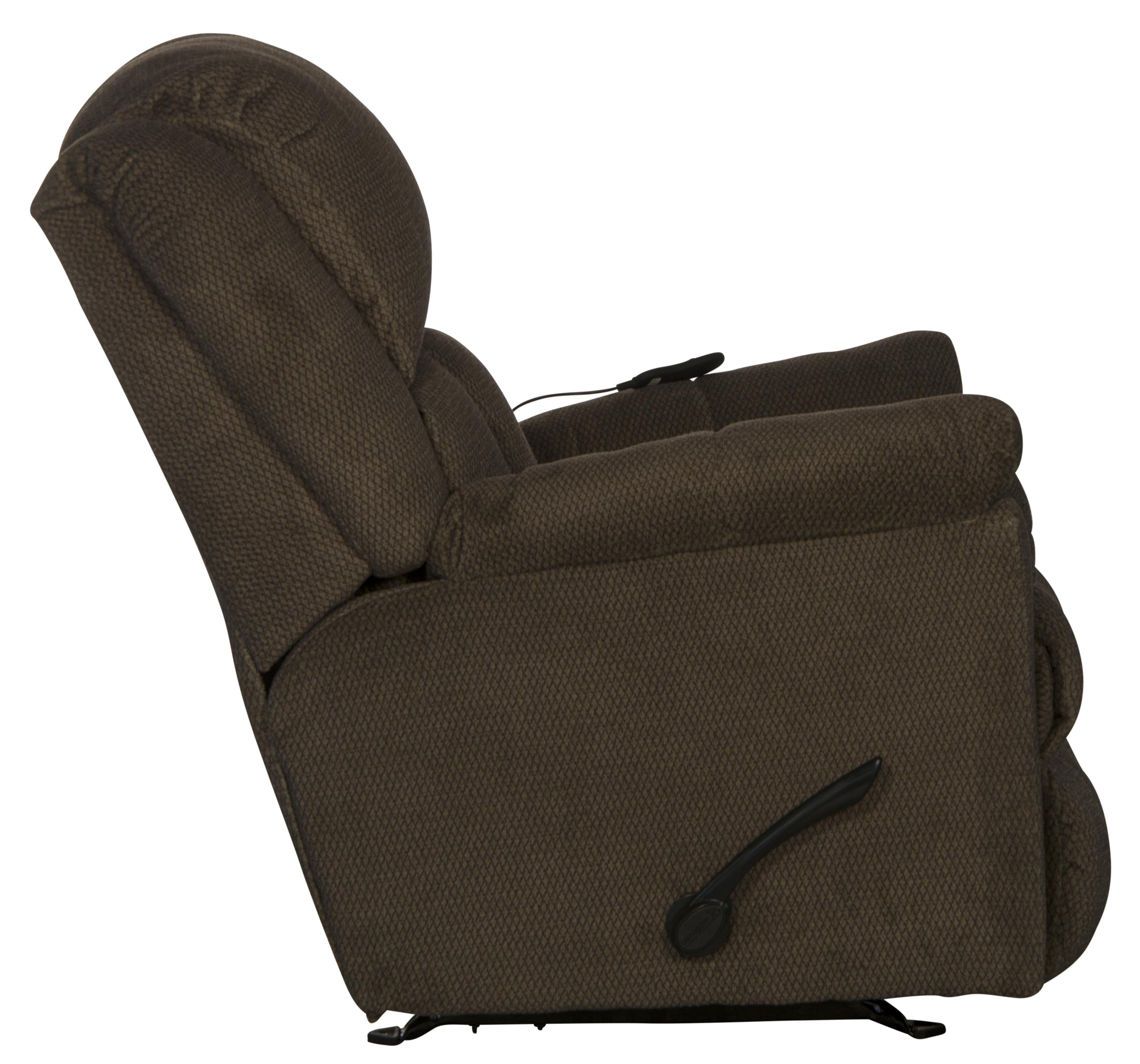 Bingham Rocker Recliner with Deluxe Heat & Massage - Furniture & Design Outlet (Kalamazoo,MI)