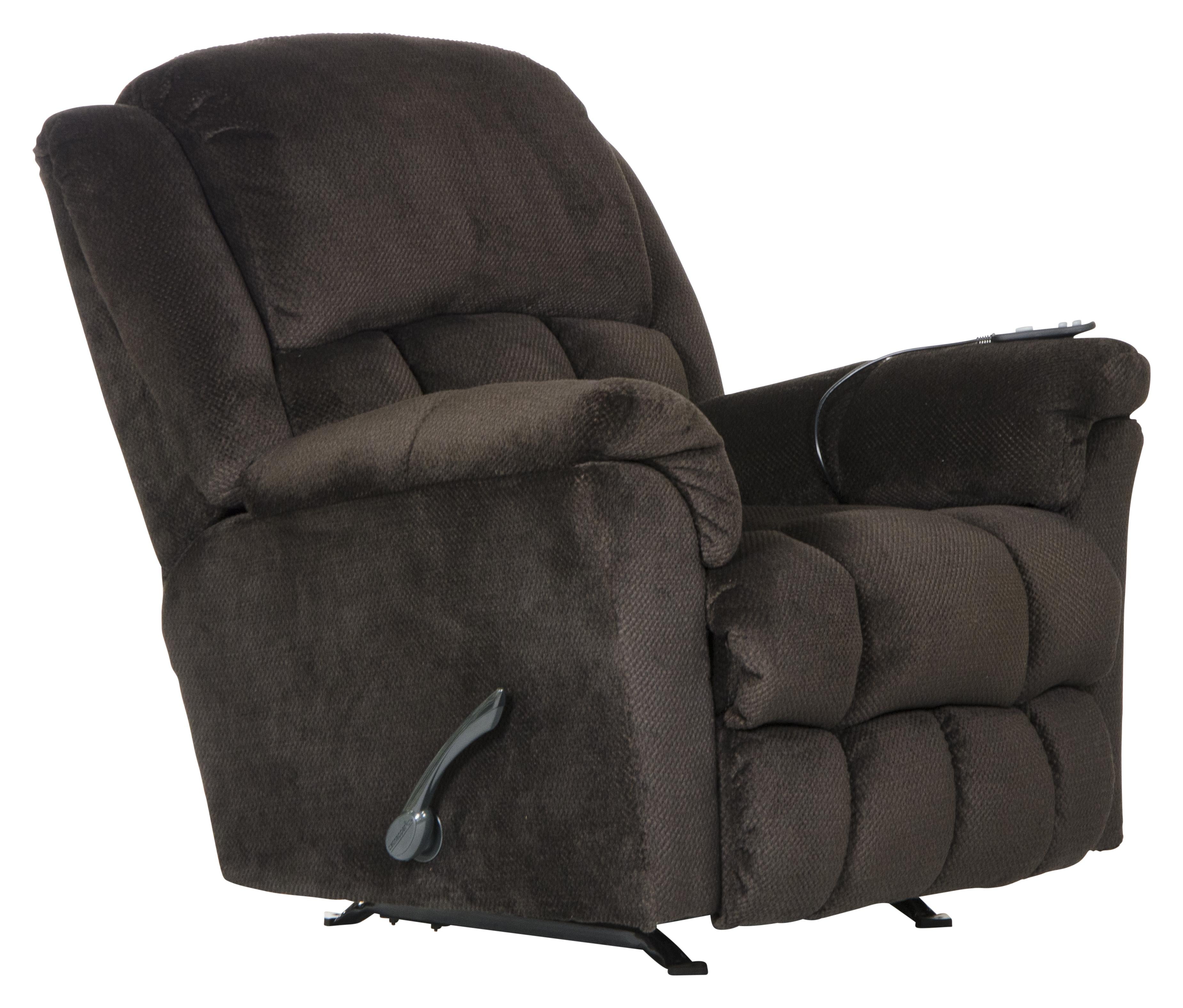 Bingham Rocker Recliner with Deluxe Heat & Massage - Furniture & Design Outlet (Kalamazoo,MI)