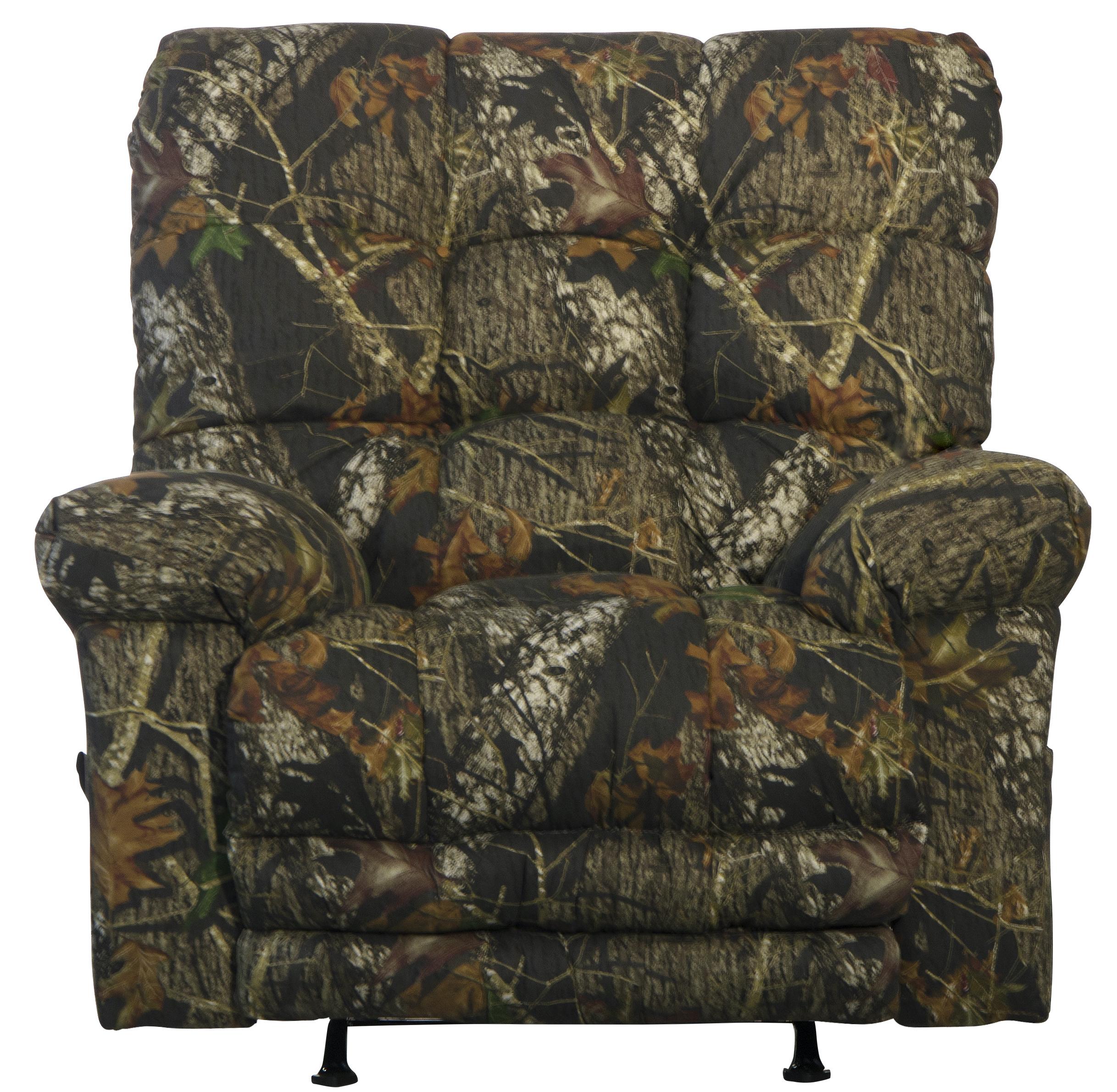 Cloud Nine Mossy Oak Break Up Chaise Rocker Recliner with Extra Extension Footrest