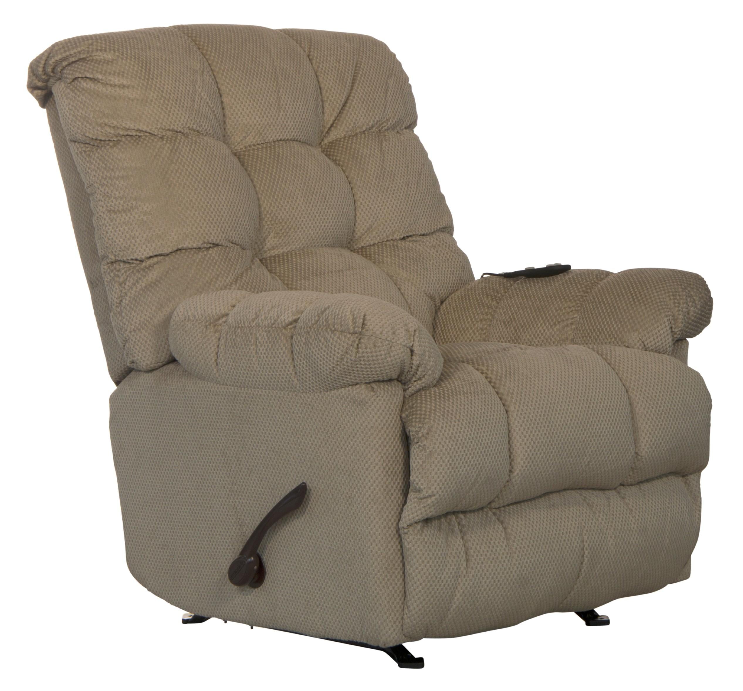 Nettles Chaise Rocker Recliner w/Deluxe Heat/Massage - Furniture & Design Outlet (Kalamazoo,MI)