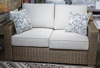 Laguna Heights Outdoor Loveseat with Cushion - Furniture & Design Outlet (Kalamazoo,MI)