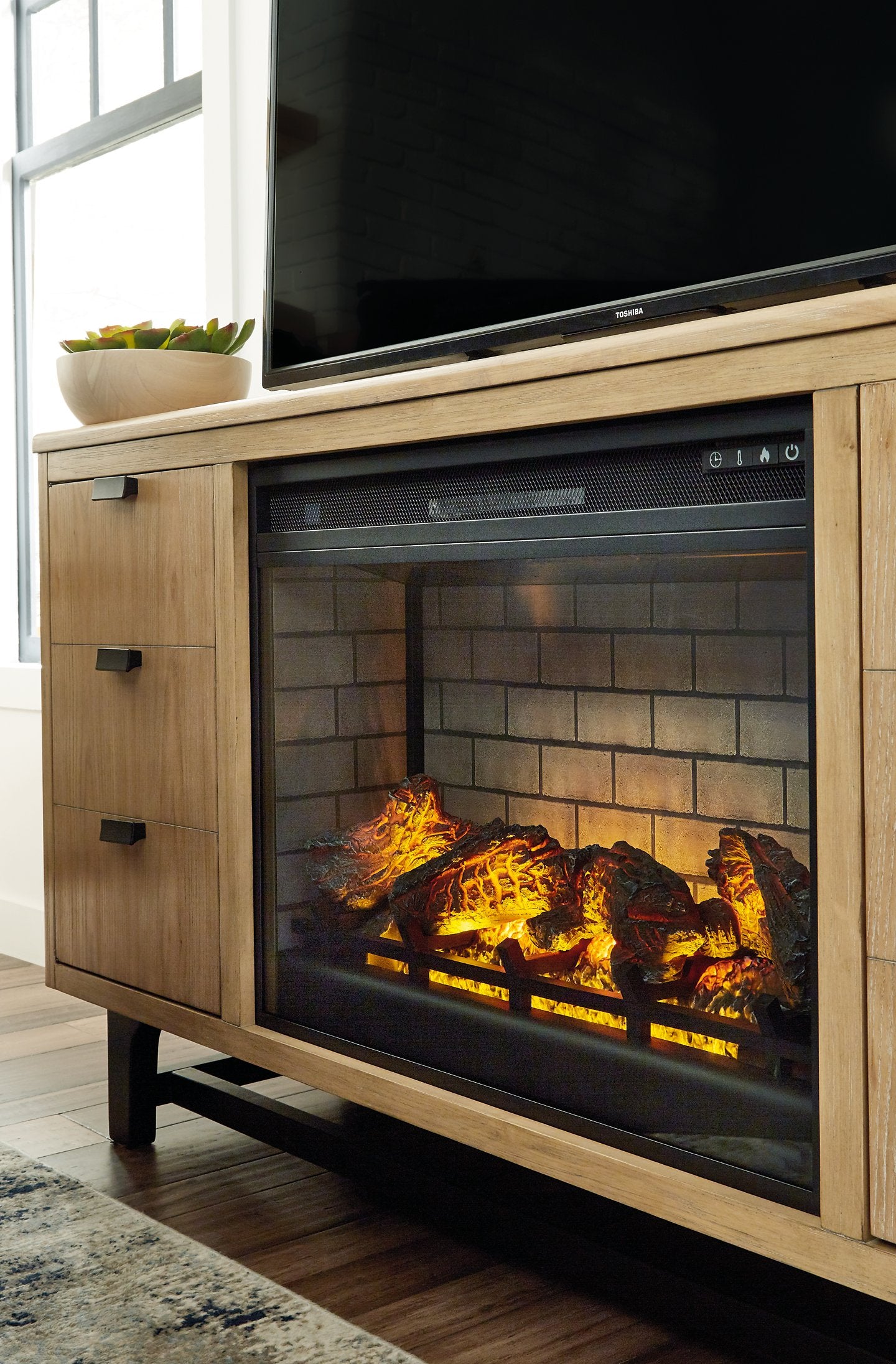 Entertainment Accessories Electric Infrared Fireplace Insert - Furniture & Design Outlet (Kalamazoo,MI)