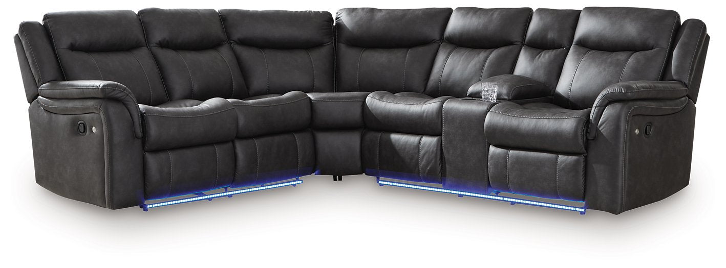 Sultan Meadow Reclining Sectional - Furniture & Design Outlet (Kalamazoo,MI)