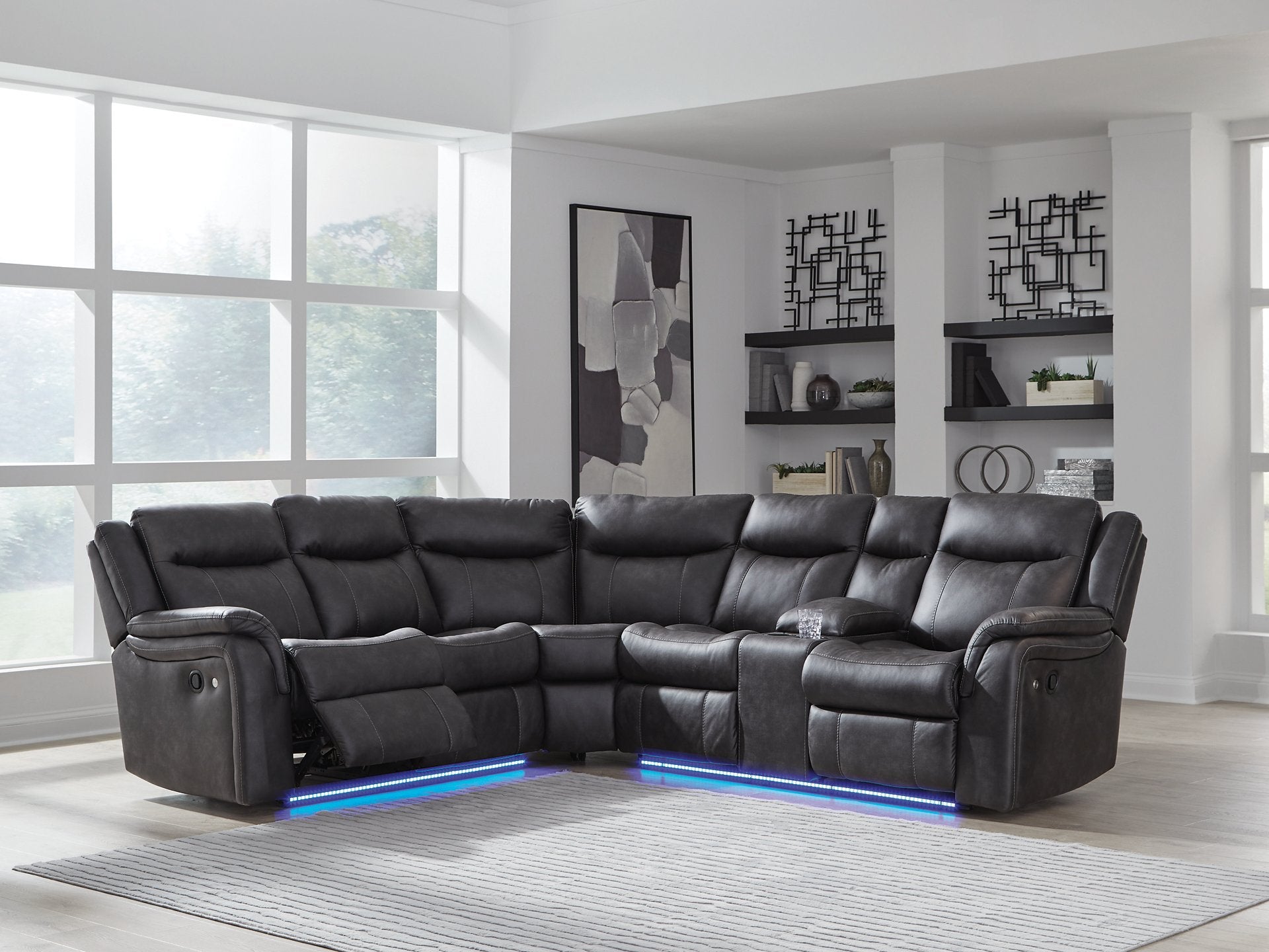 Sultan Meadow Reclining Sectional - Furniture & Design Outlet (Kalamazoo,MI)