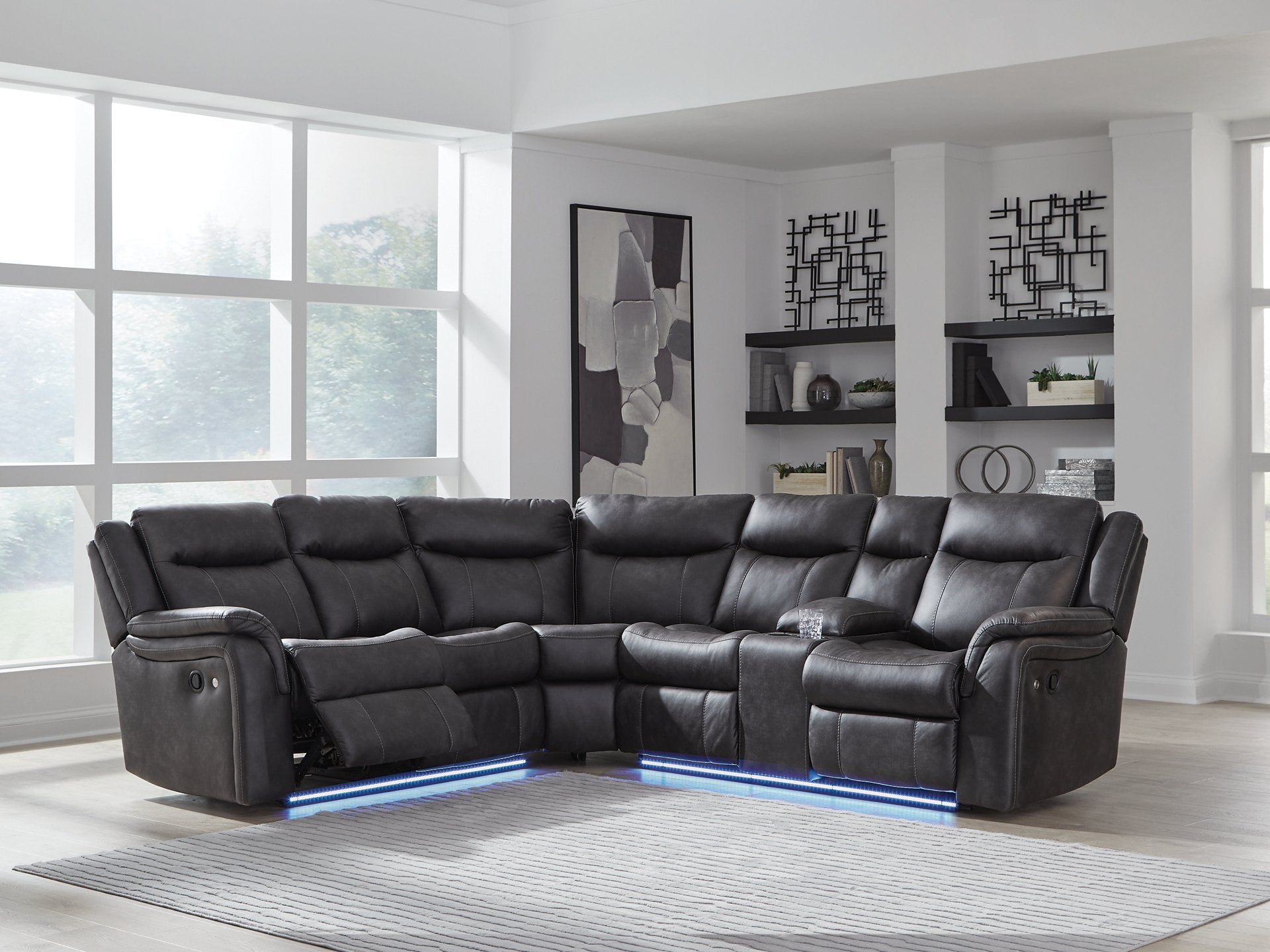 Sultan Meadow Reclining Sectional - Furniture & Design Outlet (Kalamazoo,MI)