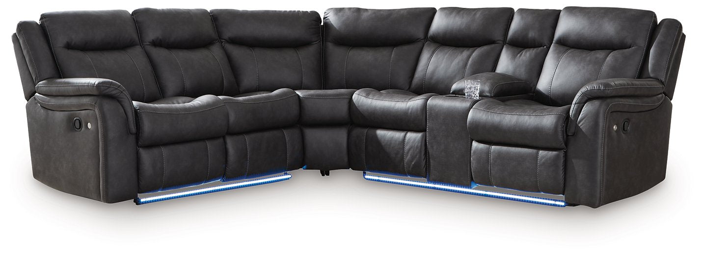 Sultan Meadow Reclining Sectional - Furniture & Design Outlet (Kalamazoo,MI)