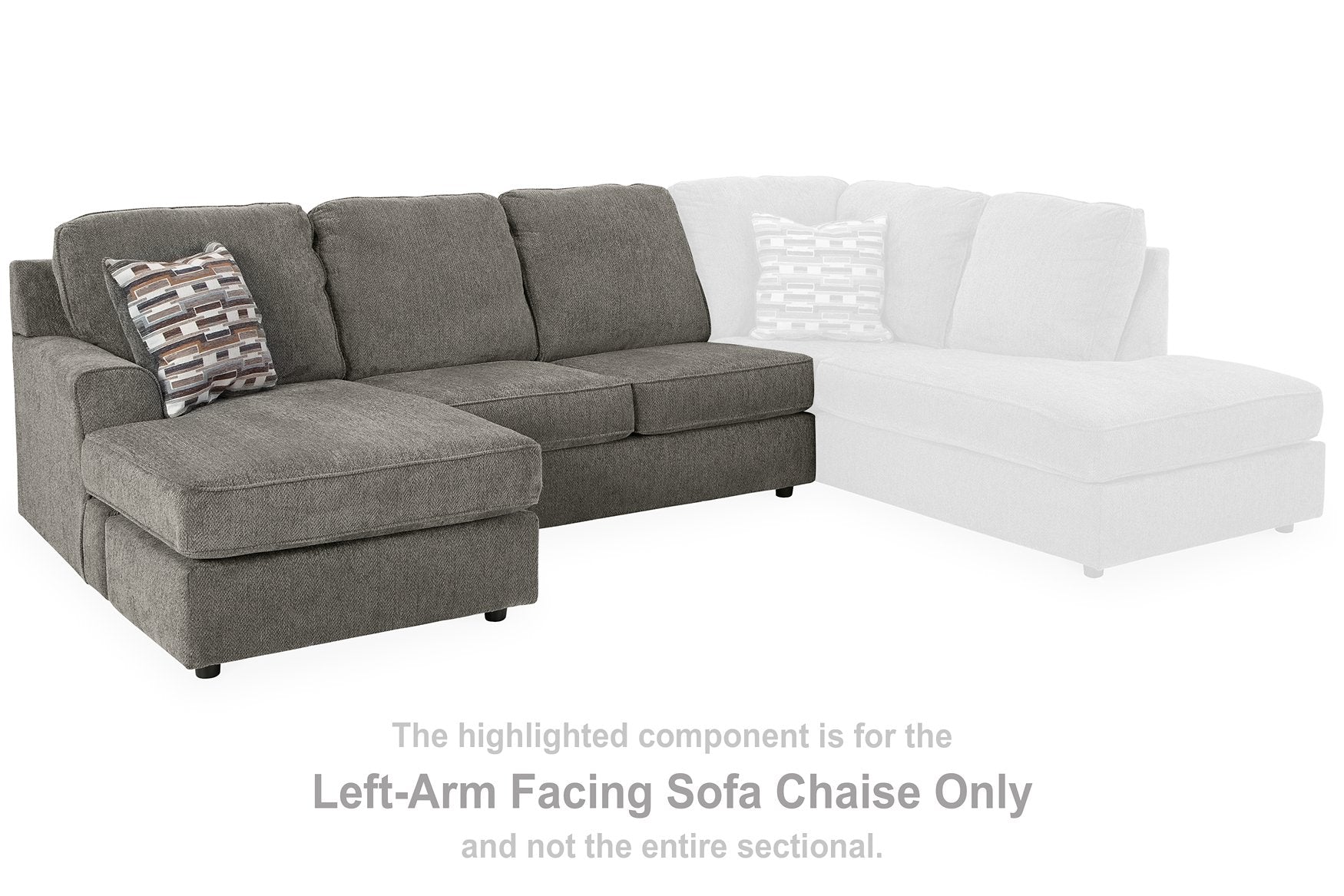 O'Phannon 2-Piece Sectional with Chaise - Furniture & Design Outlet (Kalamazoo,MI)