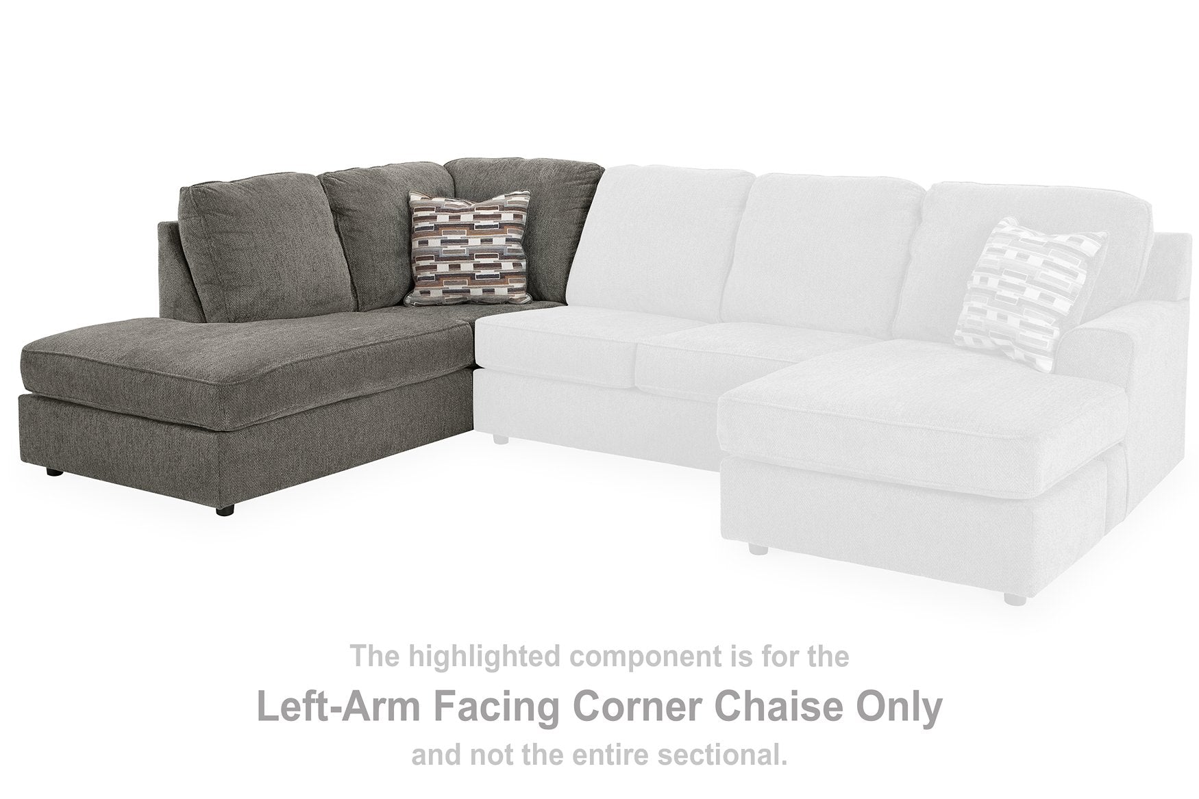 O'Phannon 2-Piece Sectional with Chaise - Furniture & Design Outlet (Kalamazoo,MI)