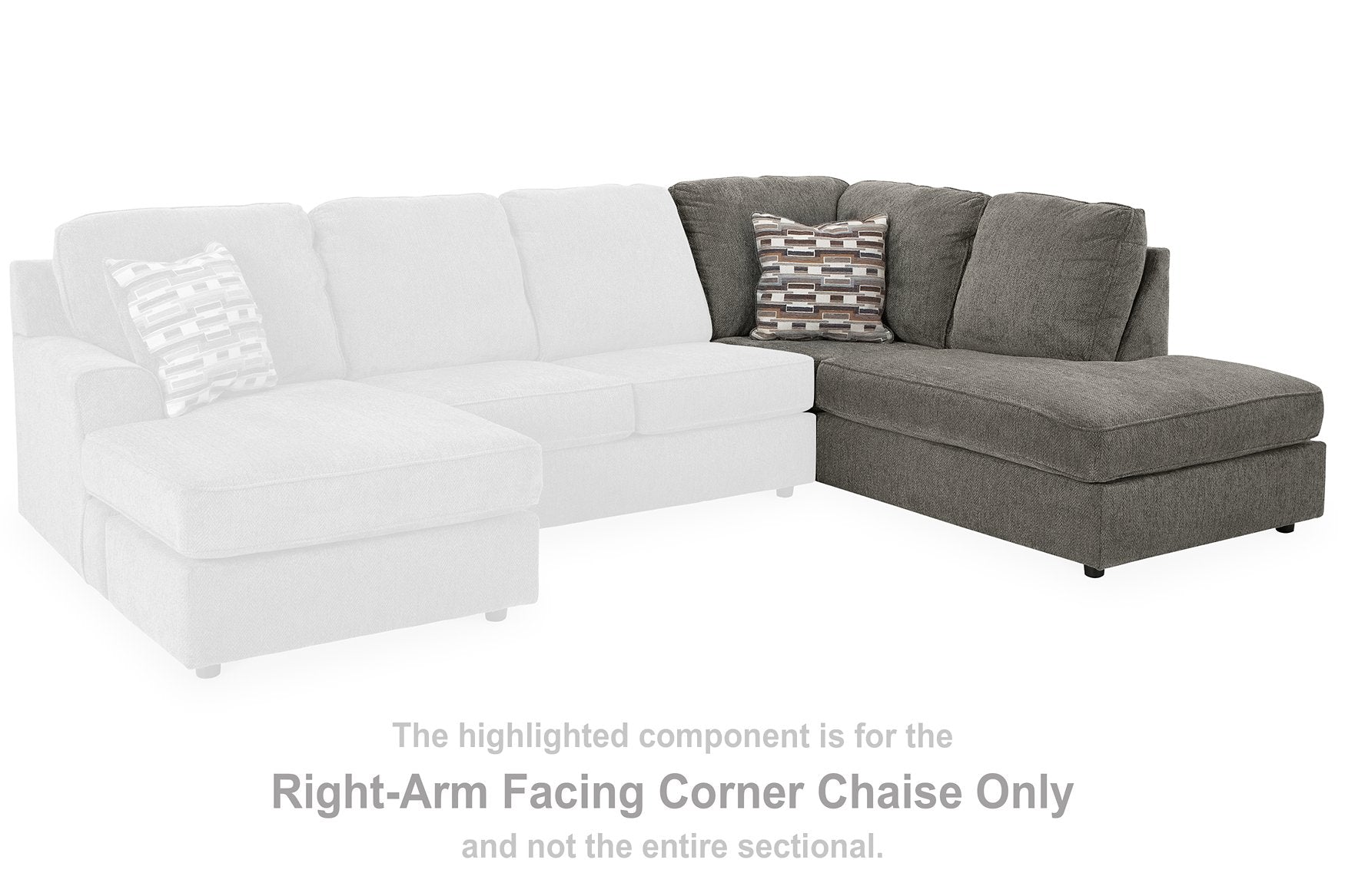 O'Phannon 2-Piece Sectional with Chaise - Furniture & Design Outlet (Kalamazoo,MI)