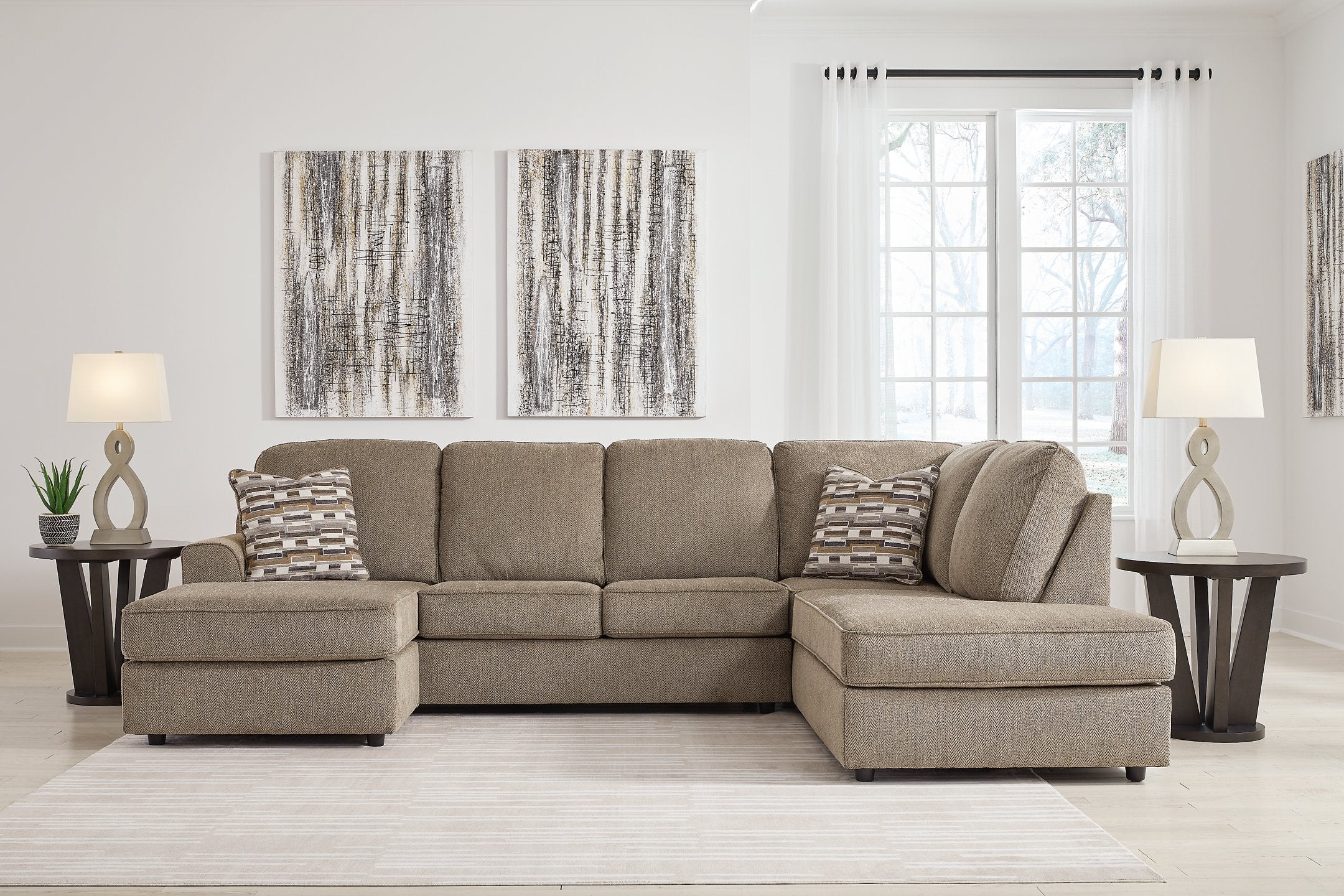 O'Phannon 2-Piece Sectional with Chaise - Furniture & Design Outlet (Kalamazoo,MI)