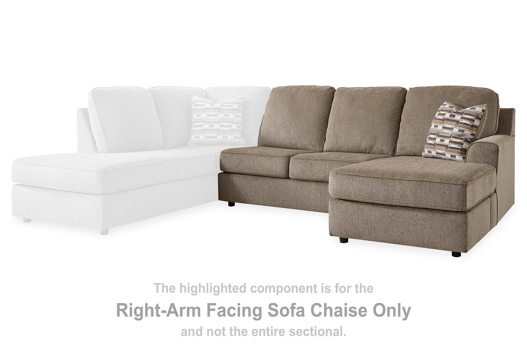 O'Phannon 2-Piece Sectional with Chaise - Furniture & Design Outlet (Kalamazoo,MI)