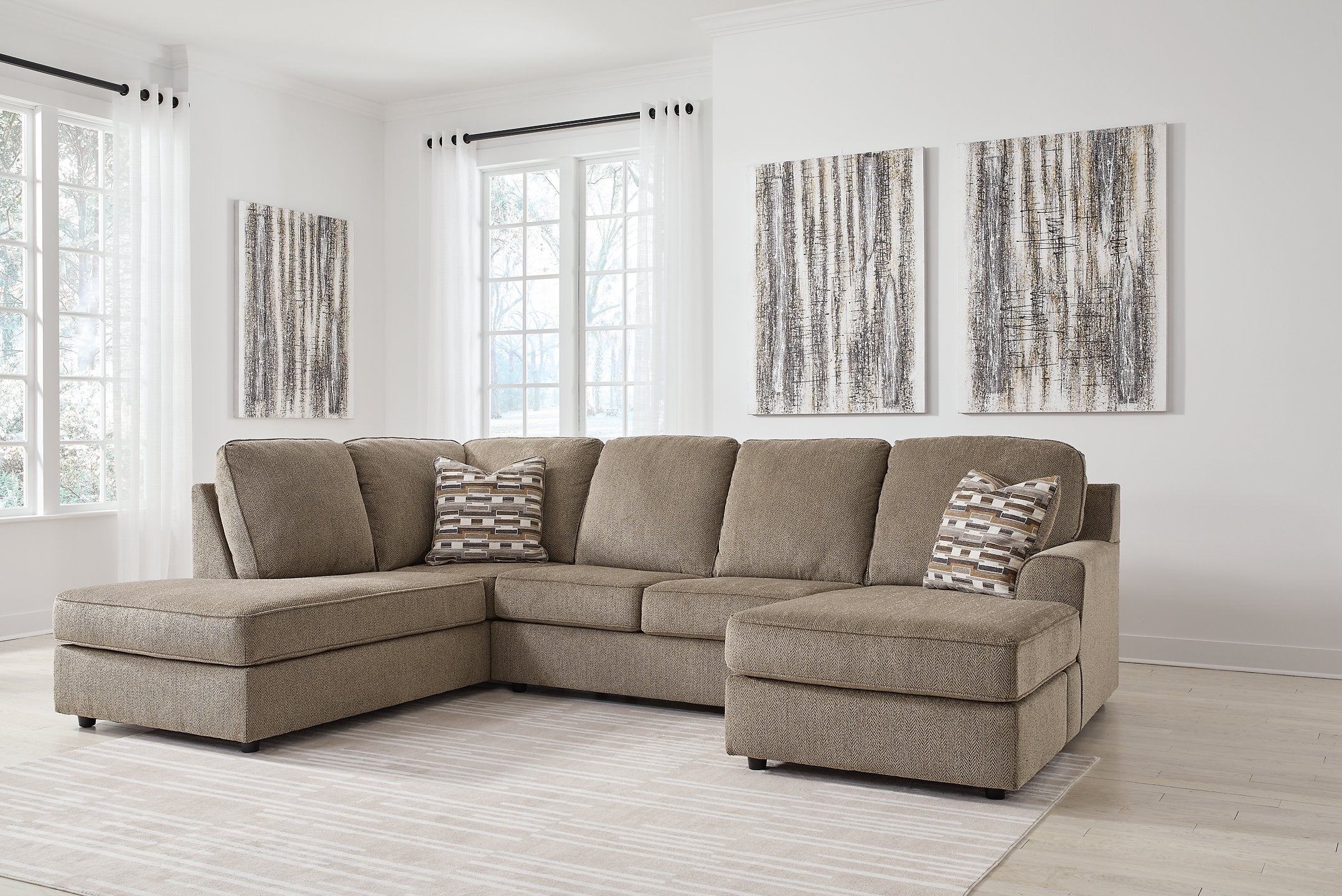 O'Phannon 2-Piece Sectional with Chaise - Furniture & Design Outlet (Kalamazoo,MI)