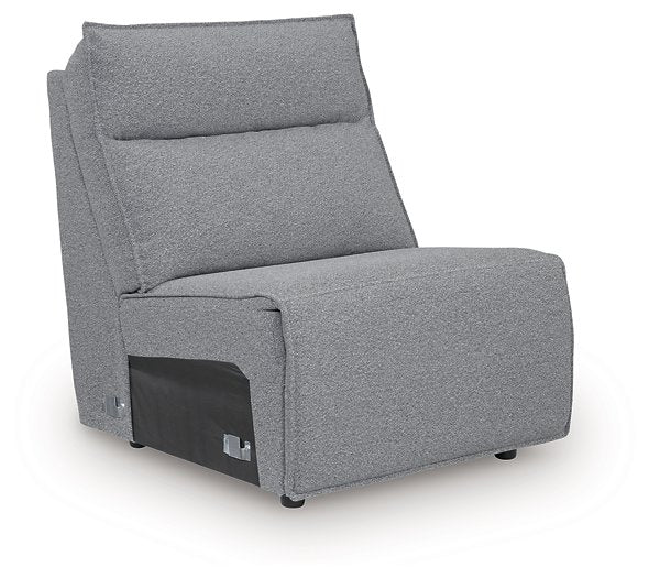 ModMax II Reclining Sectional with Chaise and Audio Console - Furniture & Design Outlet (Kalamazoo,MI)