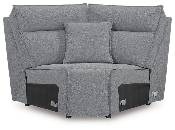 ModMax II Reclining Sectional with Chaise and Audio Console - Furniture & Design Outlet (Kalamazoo,MI)