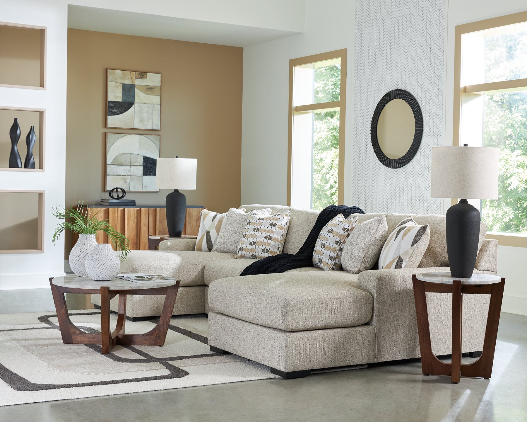 Laurelgrove Double Chaise Sectional - Furniture & Design Outlet (Kalamazoo,MI)