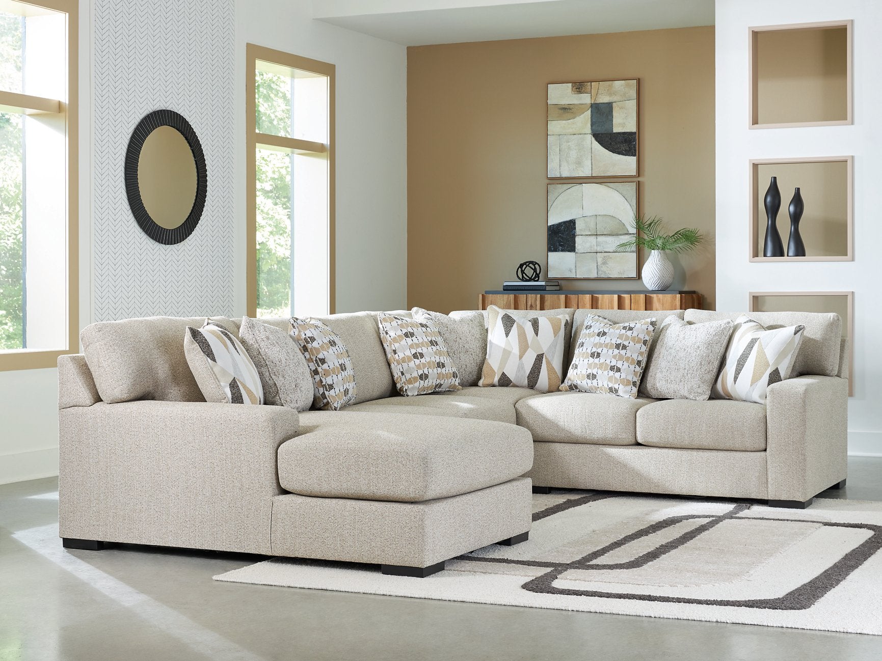 Laurelgrove Sectional with Chaise - Furniture & Design Outlet (Kalamazoo,MI)