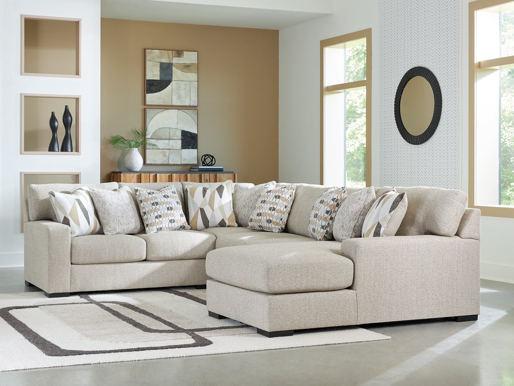 Laurelgrove Sectional with Chaise - Furniture & Design Outlet (Kalamazoo,MI)