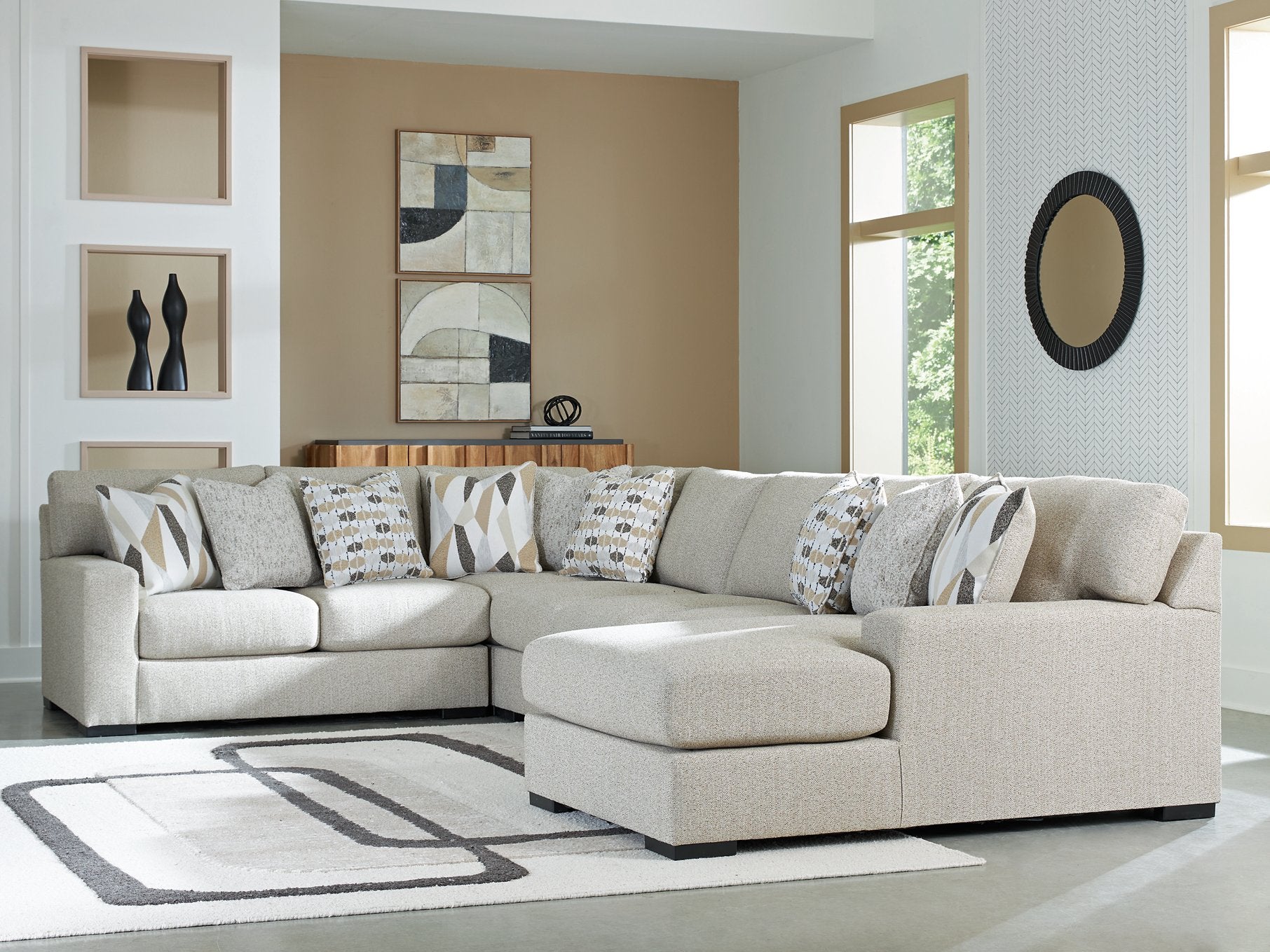 Laurelgrove Sectional with Chaise - Furniture & Design Outlet (Kalamazoo,MI)