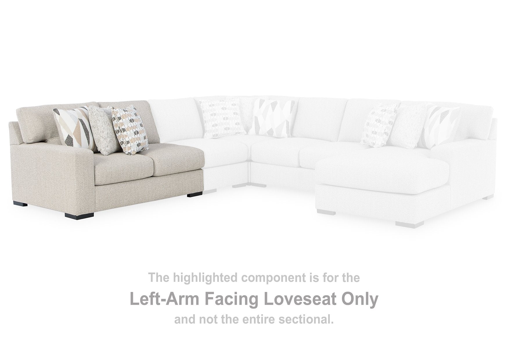 Laurelgrove Sectional with Chaise - Furniture & Design Outlet (Kalamazoo,MI)