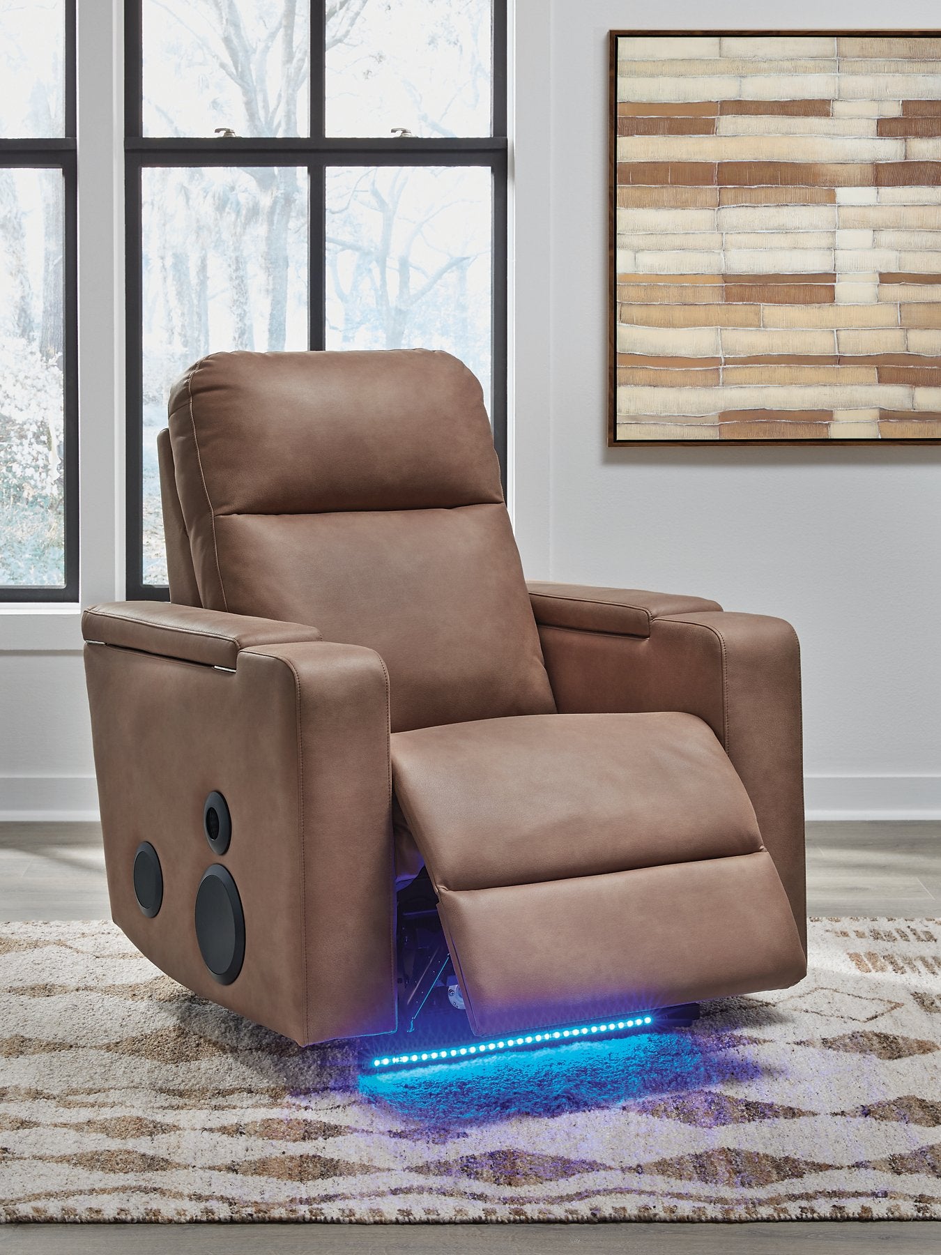 Lorrenton Power Glider Recliner with Audio System - Furniture & Design Outlet (Kalamazoo,MI)