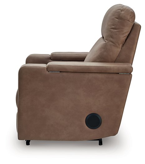 Lorrenton Power Glider Recliner with Audio System - Furniture & Design Outlet (Kalamazoo,MI)