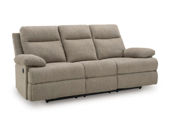 Side-Swipe Reclining Sofa with Drop Down Table - Furniture & Design Outlet (Kalamazoo,MI)