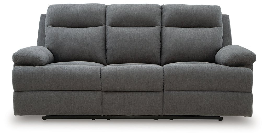 Side-Swipe Reclining Sofa with Drop Down Table - Furniture & Design Outlet (Kalamazoo,MI)