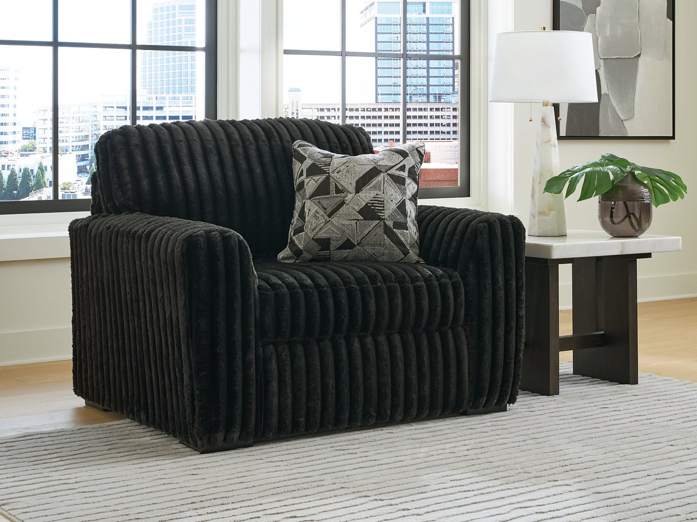 Midnight-Madness Oversized Chair - Furniture & Design Outlet (Kalamazoo,MI)