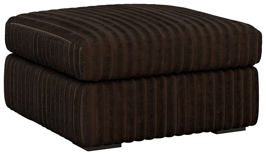 Midnight-Madness Oversized Accent Ottoman - Furniture & Design Outlet (Kalamazoo,MI)