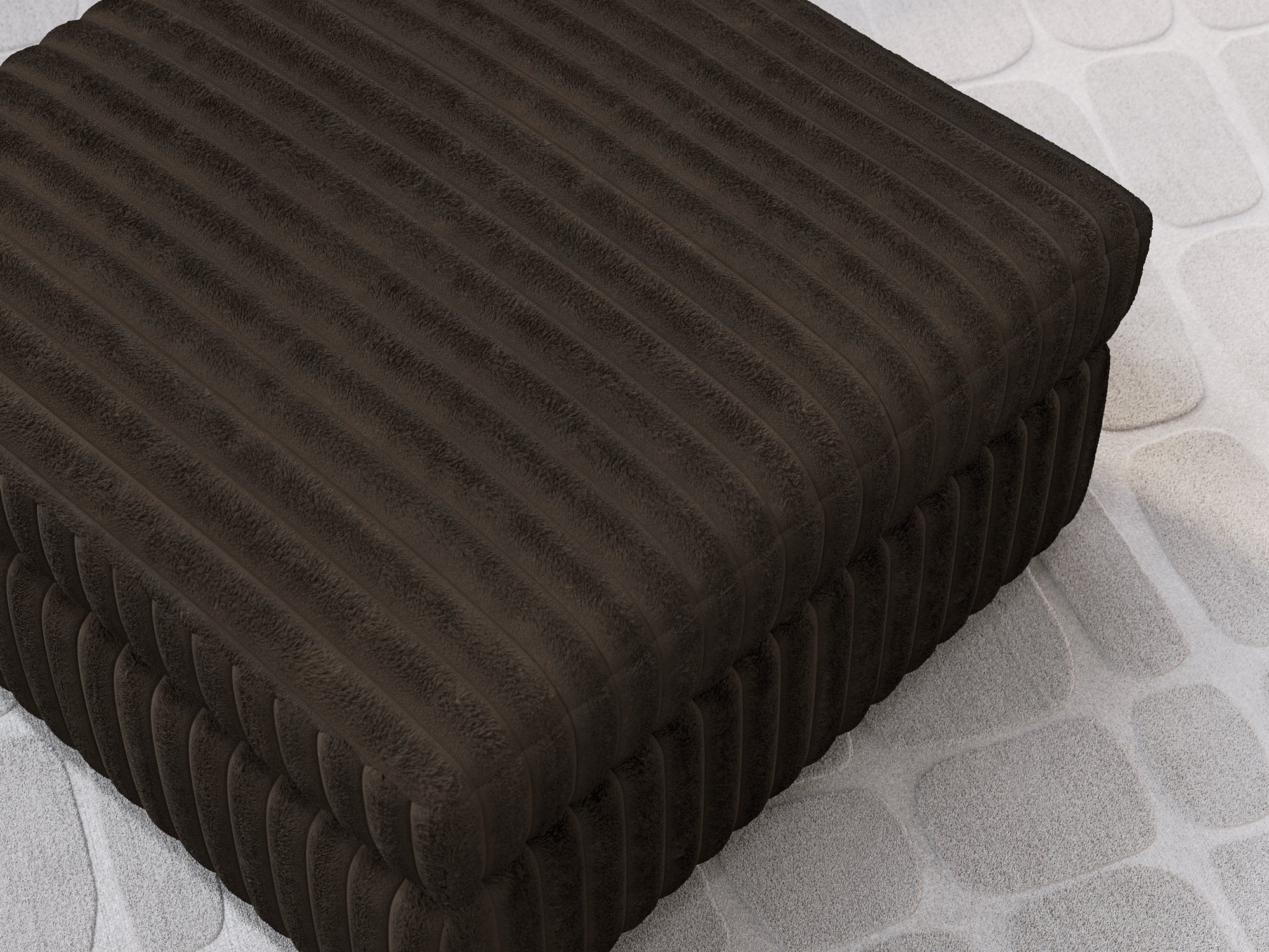 Midnight-Madness Oversized Accent Ottoman - Furniture & Design Outlet (Kalamazoo,MI)