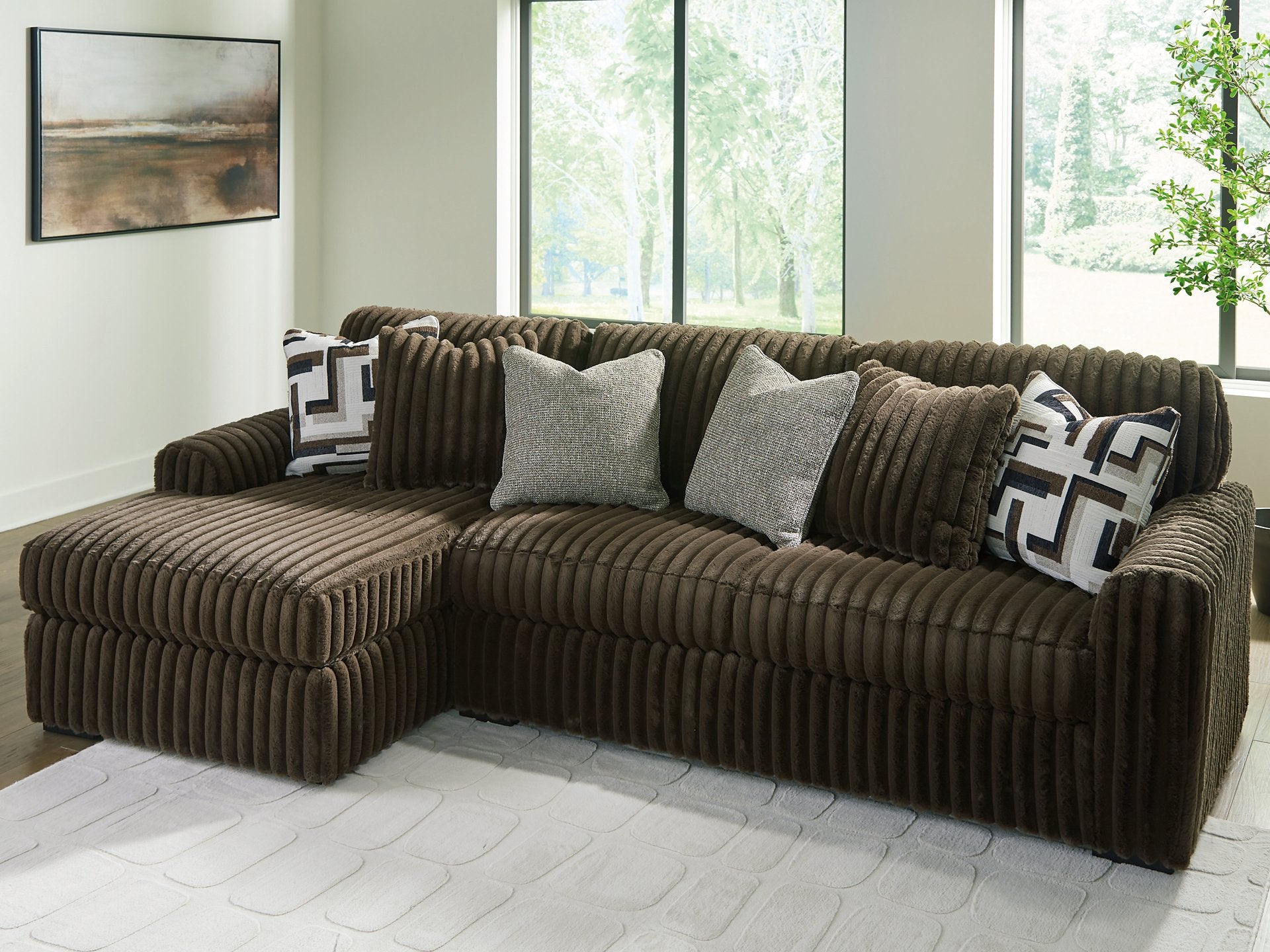 Midnight-Madness Sectional Sofa with Chaise - Furniture & Design Outlet (Kalamazoo,MI)