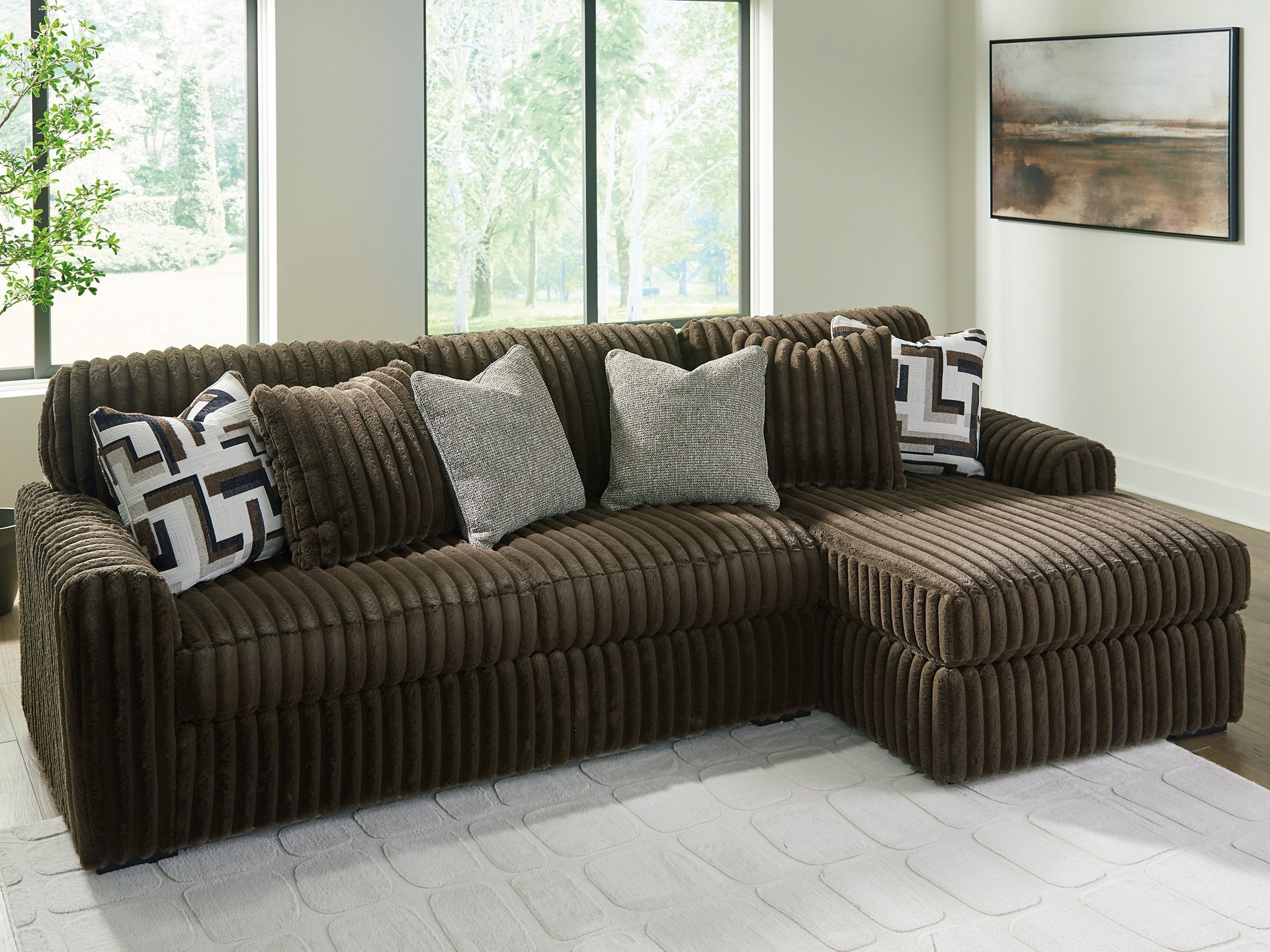 Midnight-Madness Sectional Sofa with Chaise - Furniture & Design Outlet (Kalamazoo,MI)