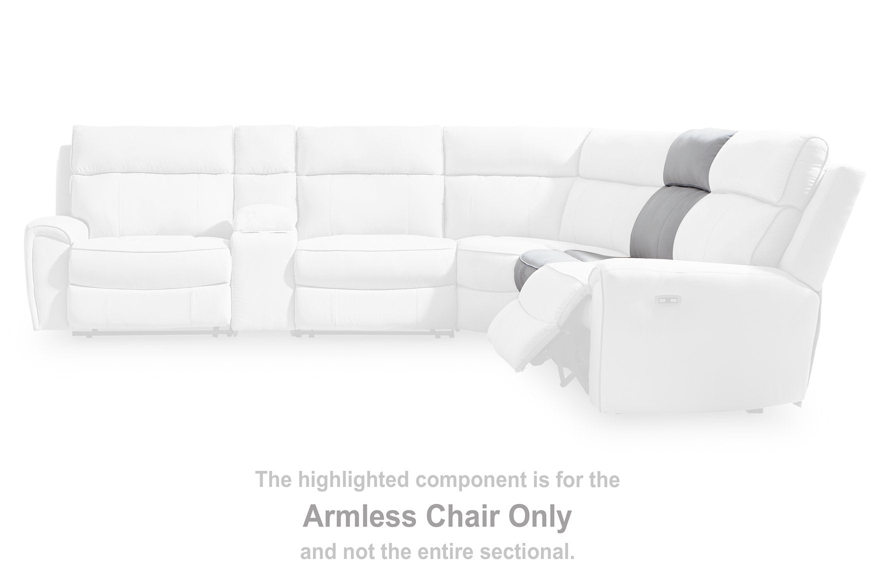 Social Pointe Reclining Sectional with Storage Console - Furniture & Design Outlet (Kalamazoo,MI)