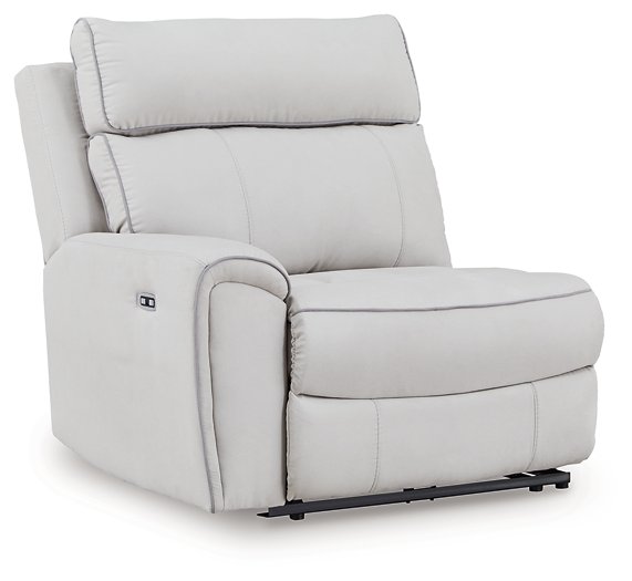 Social Pointe Reclining Sectional with Storage Console - Furniture & Design Outlet (Kalamazoo,MI)