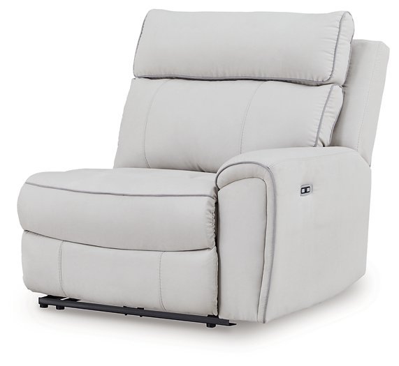 Social Pointe Reclining Sectional with Storage Console - Furniture & Design Outlet (Kalamazoo,MI)