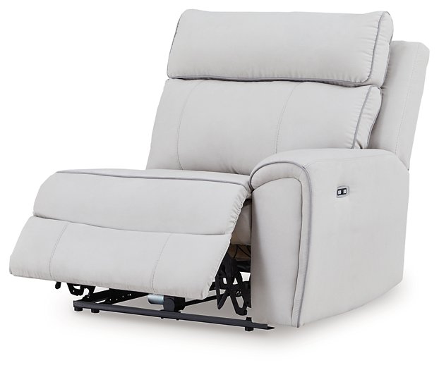 Social Pointe Reclining Sectional with Storage Console - Furniture & Design Outlet (Kalamazoo,MI)