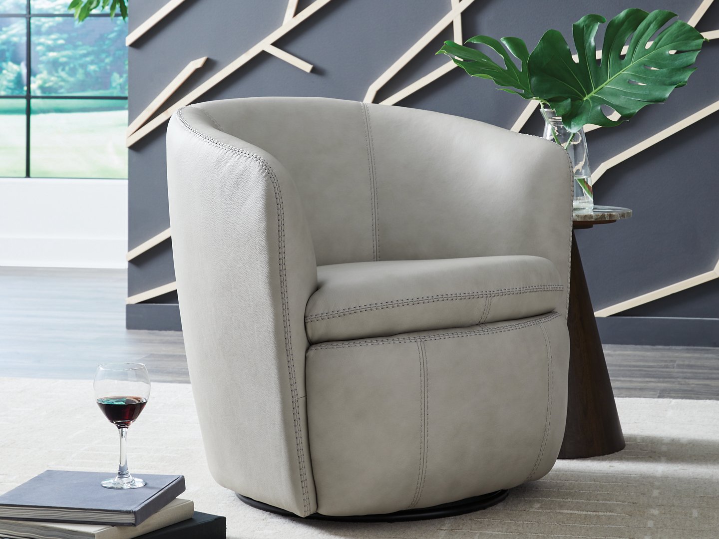 Kierreys Swivel Accent Chair - Furniture & Design Outlet (Kalamazoo,MI)