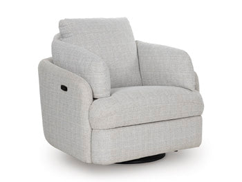 Alainmont Next-Gen Nuvella Swivel Power Recliner - Furniture & Design Outlet (Kalamazoo,MI)
