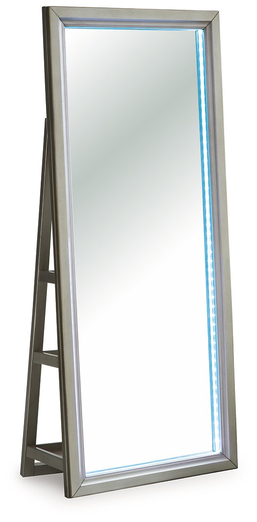 Evesen Floor Standing Mirror/Storage - Furniture & Design Outlet (Kalamazoo,MI)