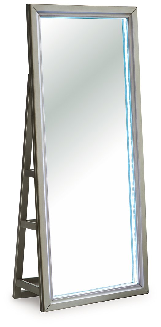 Evesen Floor Standing Mirror/Storage - Furniture & Design Outlet (Kalamazoo,MI)