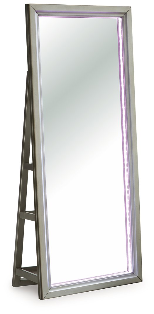 Evesen Floor Standing Mirror/Storage - Furniture & Design Outlet (Kalamazoo,MI)