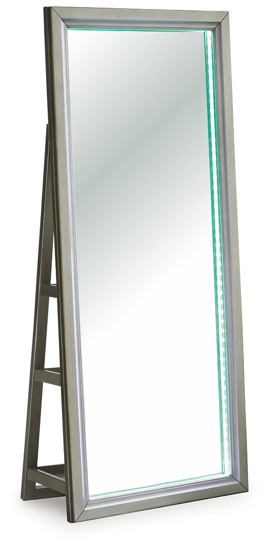 Evesen Floor Standing Mirror/Storage - Furniture & Design Outlet (Kalamazoo,MI)