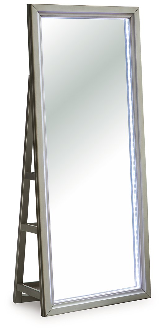 Evesen Floor Standing Mirror/Storage - Furniture & Design Outlet (Kalamazoo,MI)
