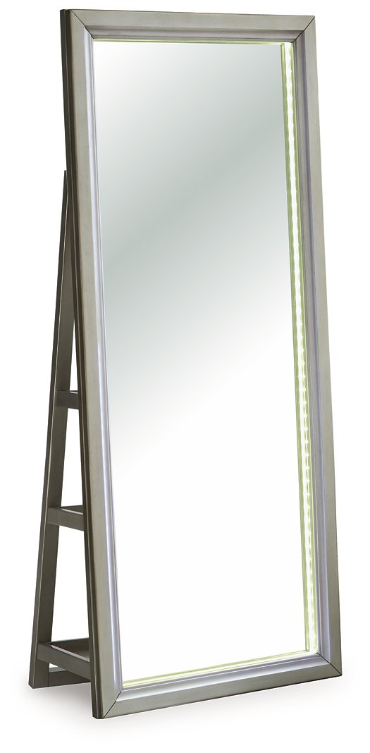 Evesen Floor Standing Mirror/Storage - Furniture & Design Outlet (Kalamazoo,MI)