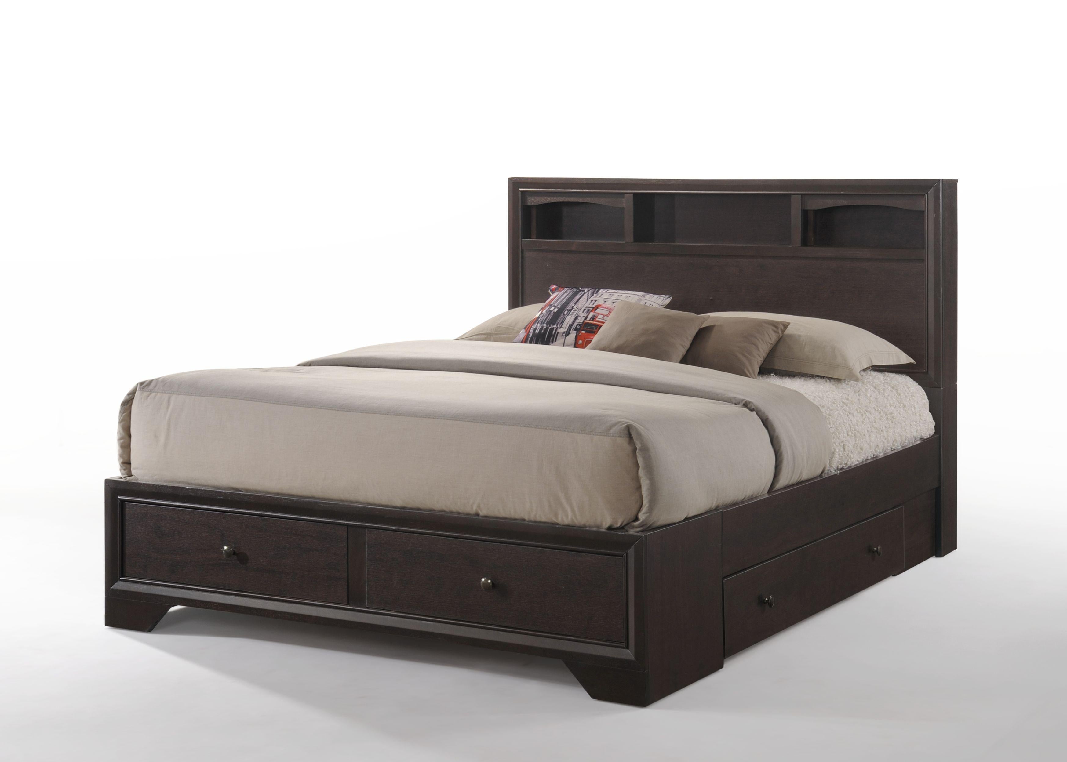 Madison II Espresso Queen Bed - Furniture & Design Outlet (Kalamazoo,MI)