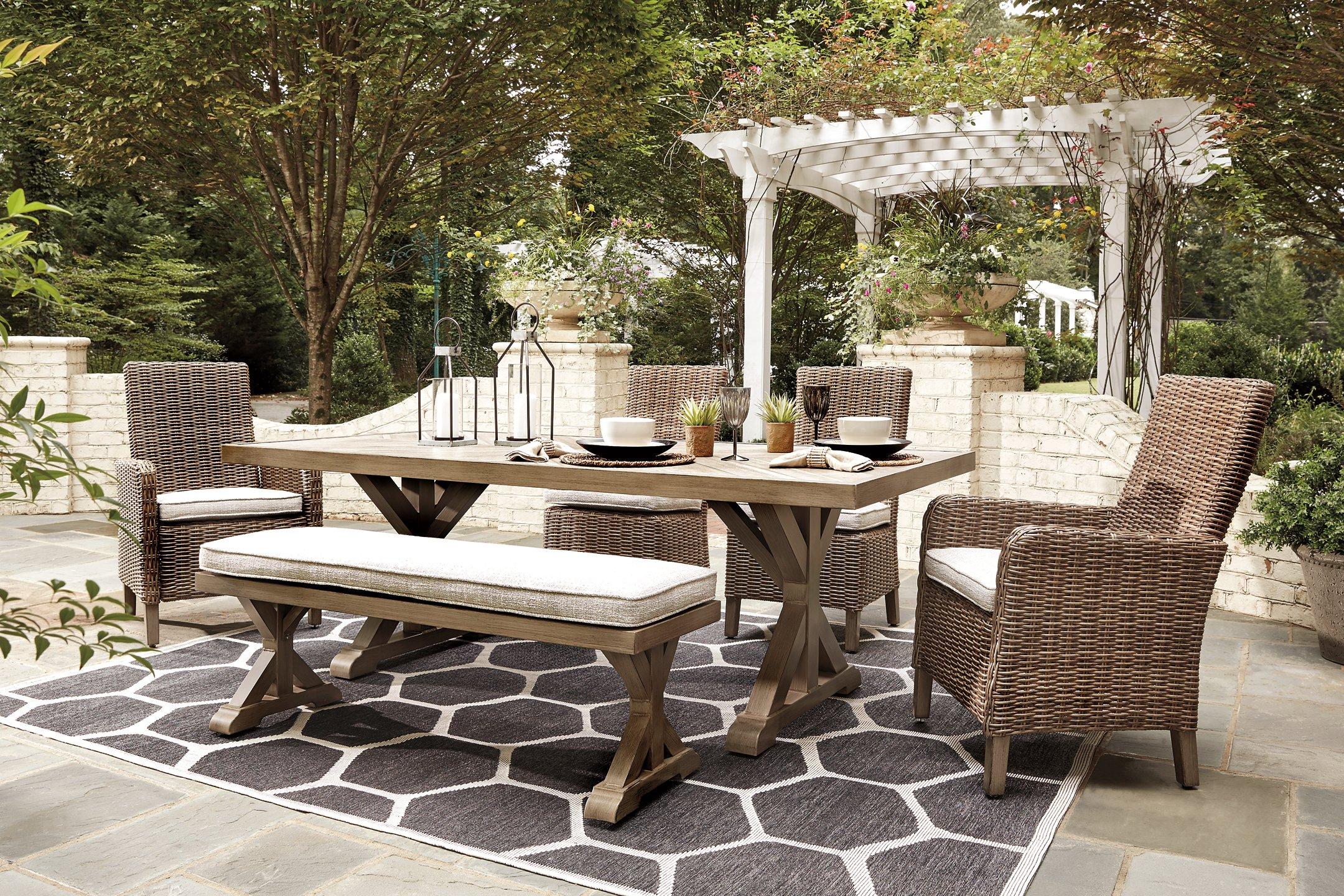 Beachcroft Outdoor Dining Set - Furniture & Design Outlet (Kalamazoo,MI)