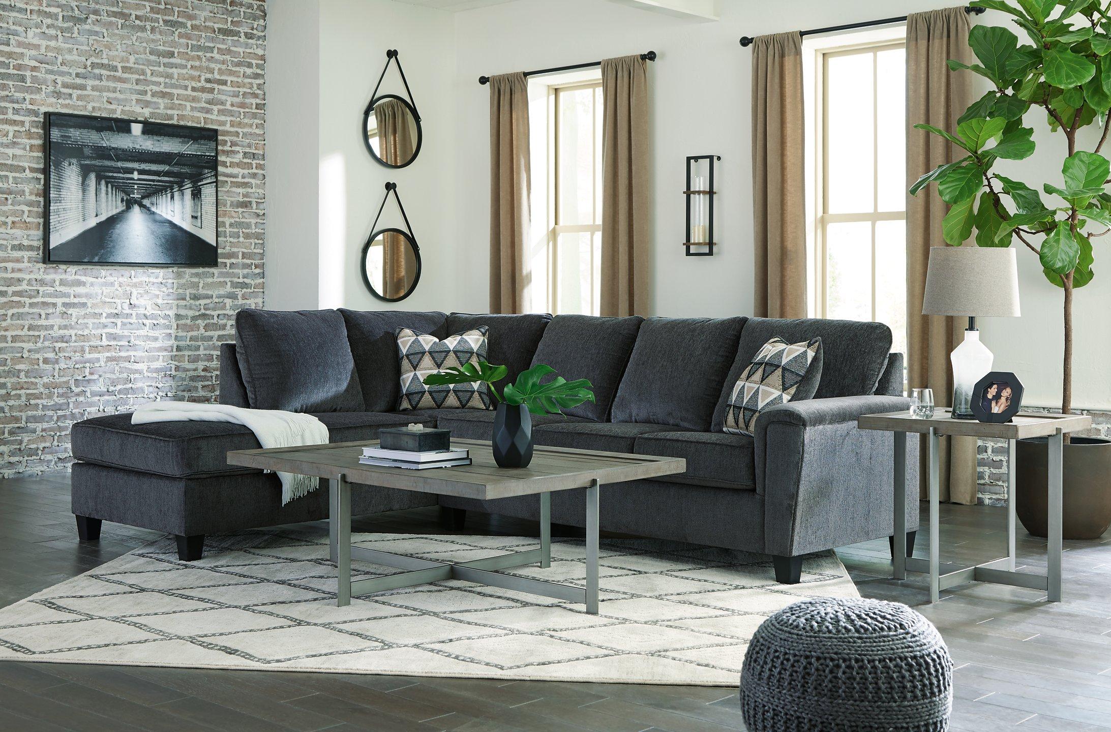 Abinger 2-Piece Sleeper Sectional with Chaise - Furniture & Design Outlet (Kalamazoo,MI)