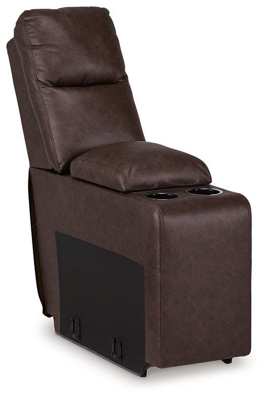 Punch Up Power Reclining Sectional Loveseat with Console - Furniture & Design Outlet (Kalamazoo,MI)