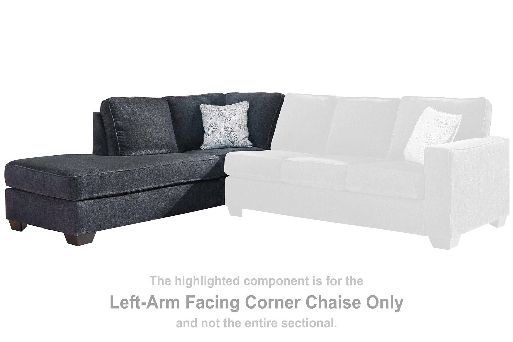 Altari 2-Piece Sleeper Sectional with Chaise - Furniture & Design Outlet (Kalamazoo,MI)