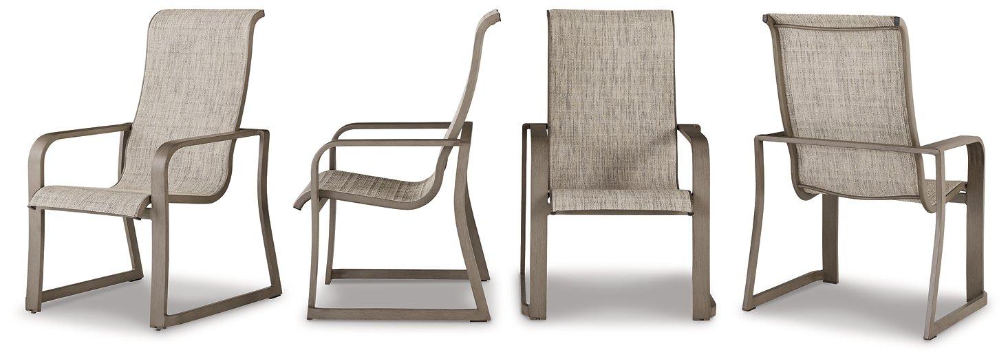 Beach Front Sling Arm Chair (Set of 4) - Furniture & Design Outlet (Kalamazoo,MI)